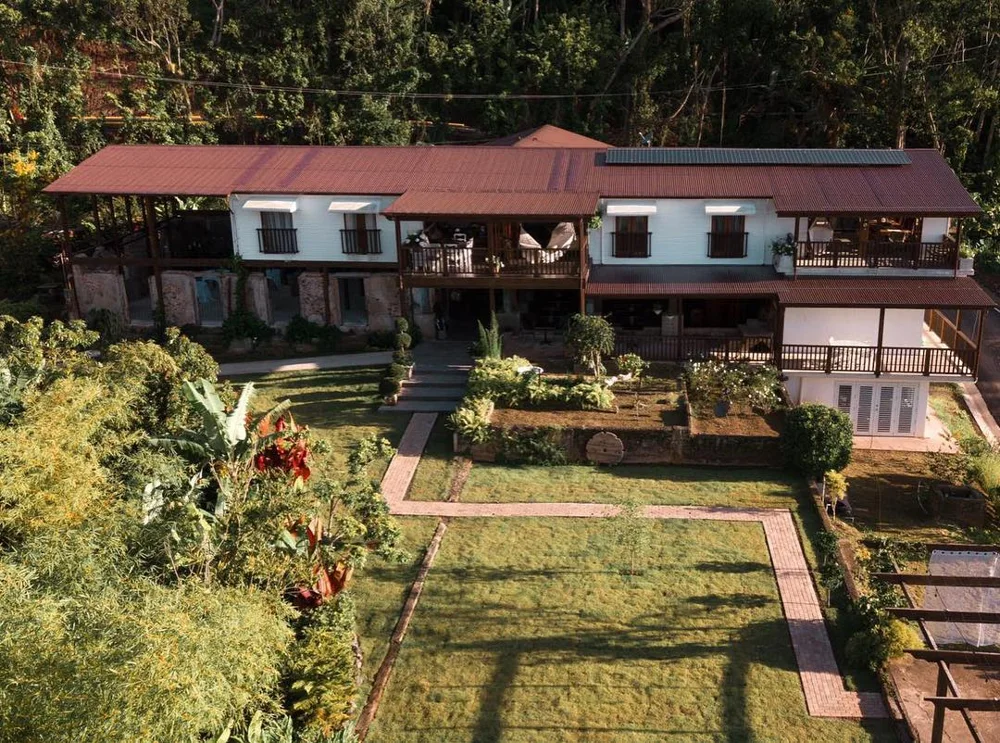 Hacienda La Mocha surrounded by greenery